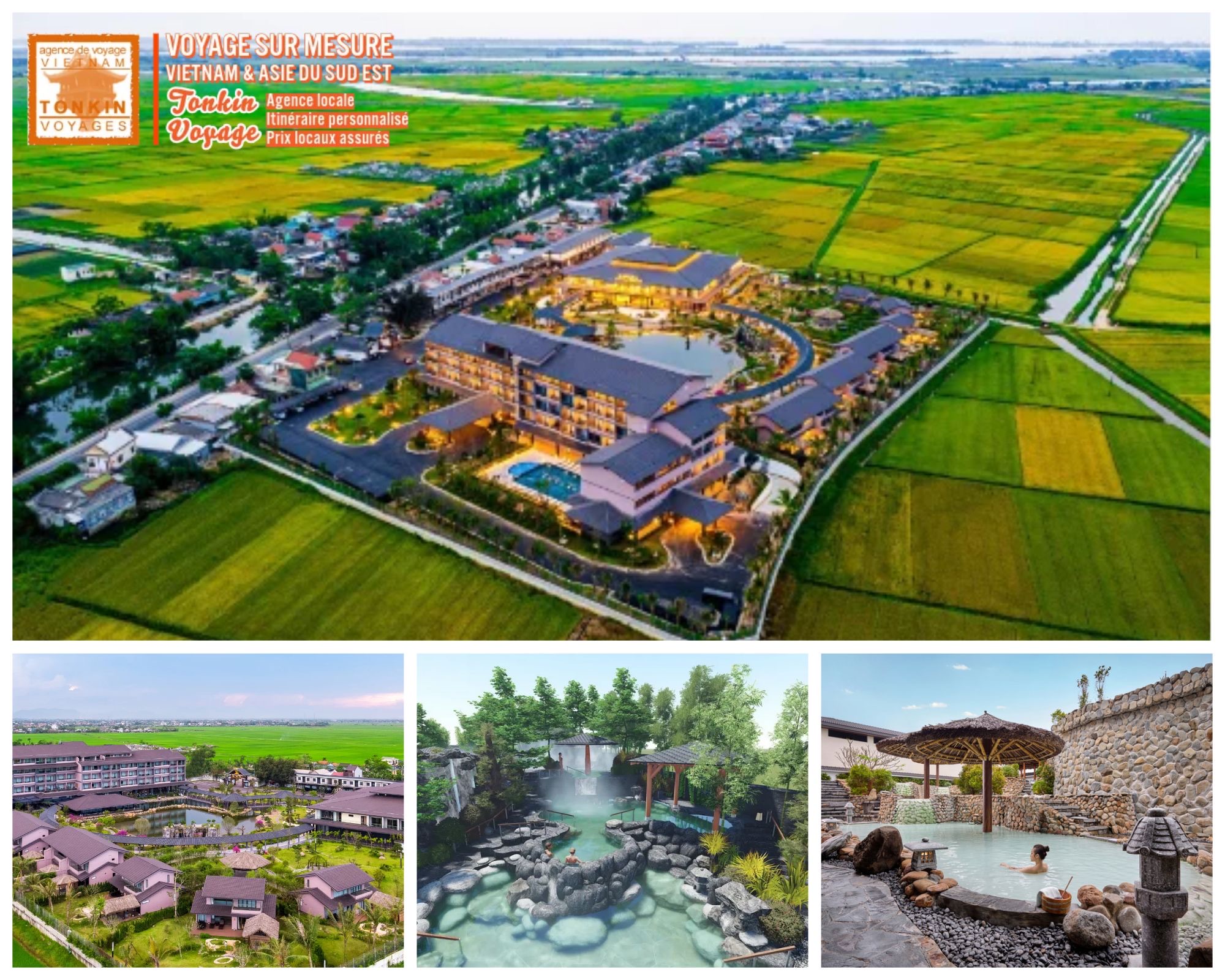 Sources chaudes et onsen s&eacute;jour bien etre centre Vietnam Hue avec Tonkin Voyage